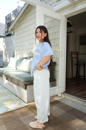 Lily Knit Top (Blue)