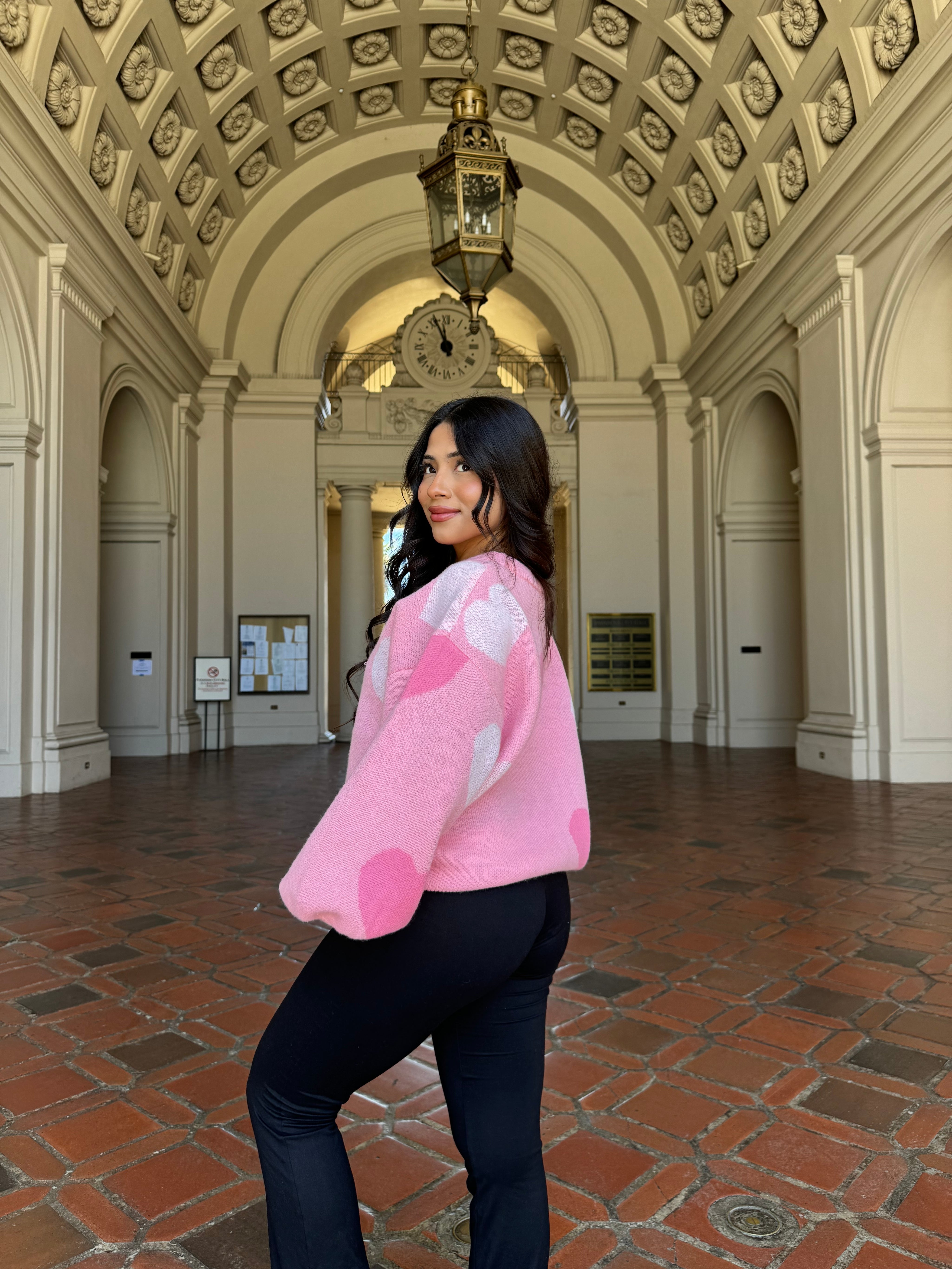 Soft Heart Knit Sweater