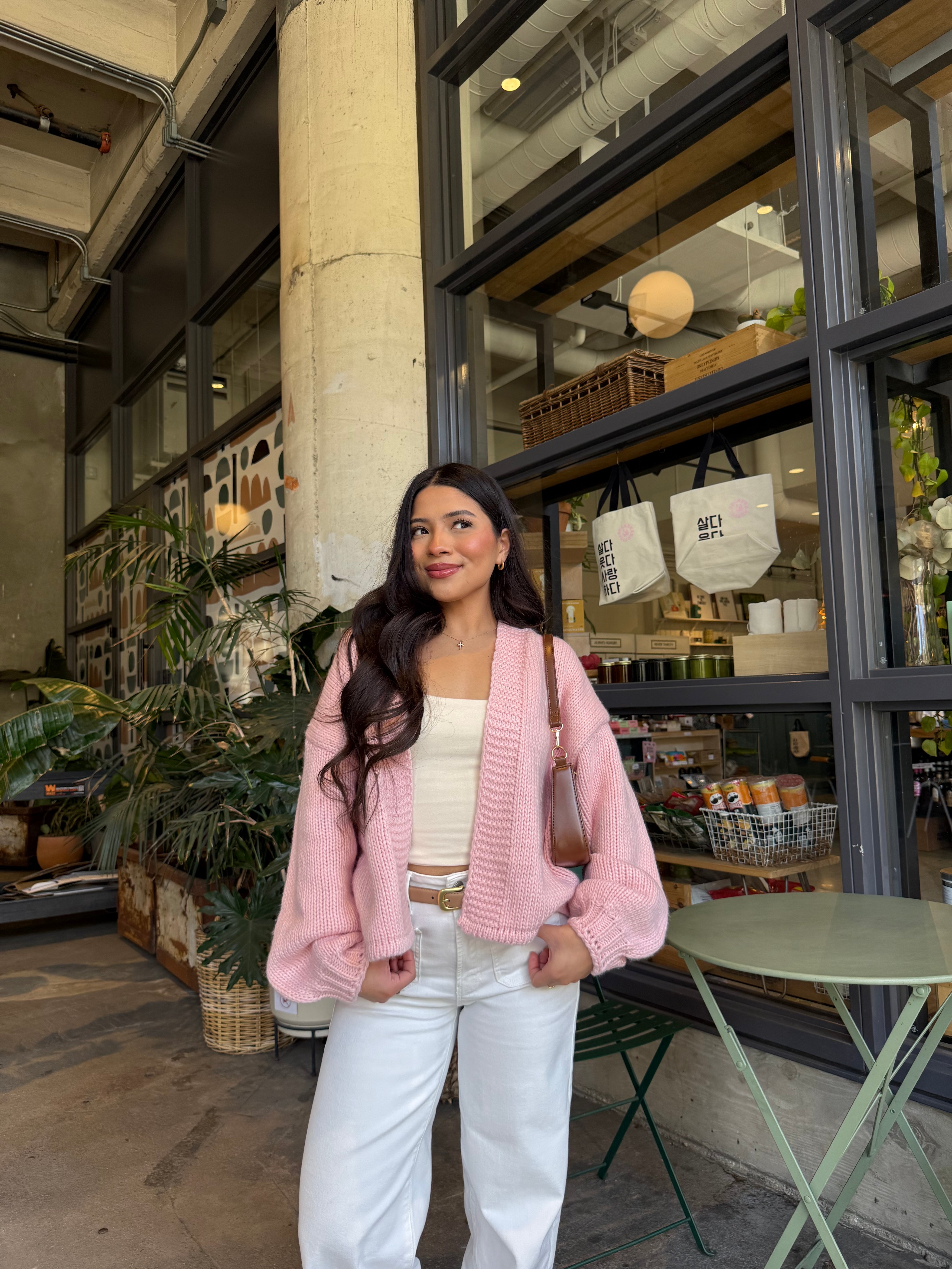Sweetheart Cardigan (Blush)
