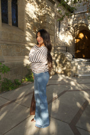 Morning Latte Knit Top
