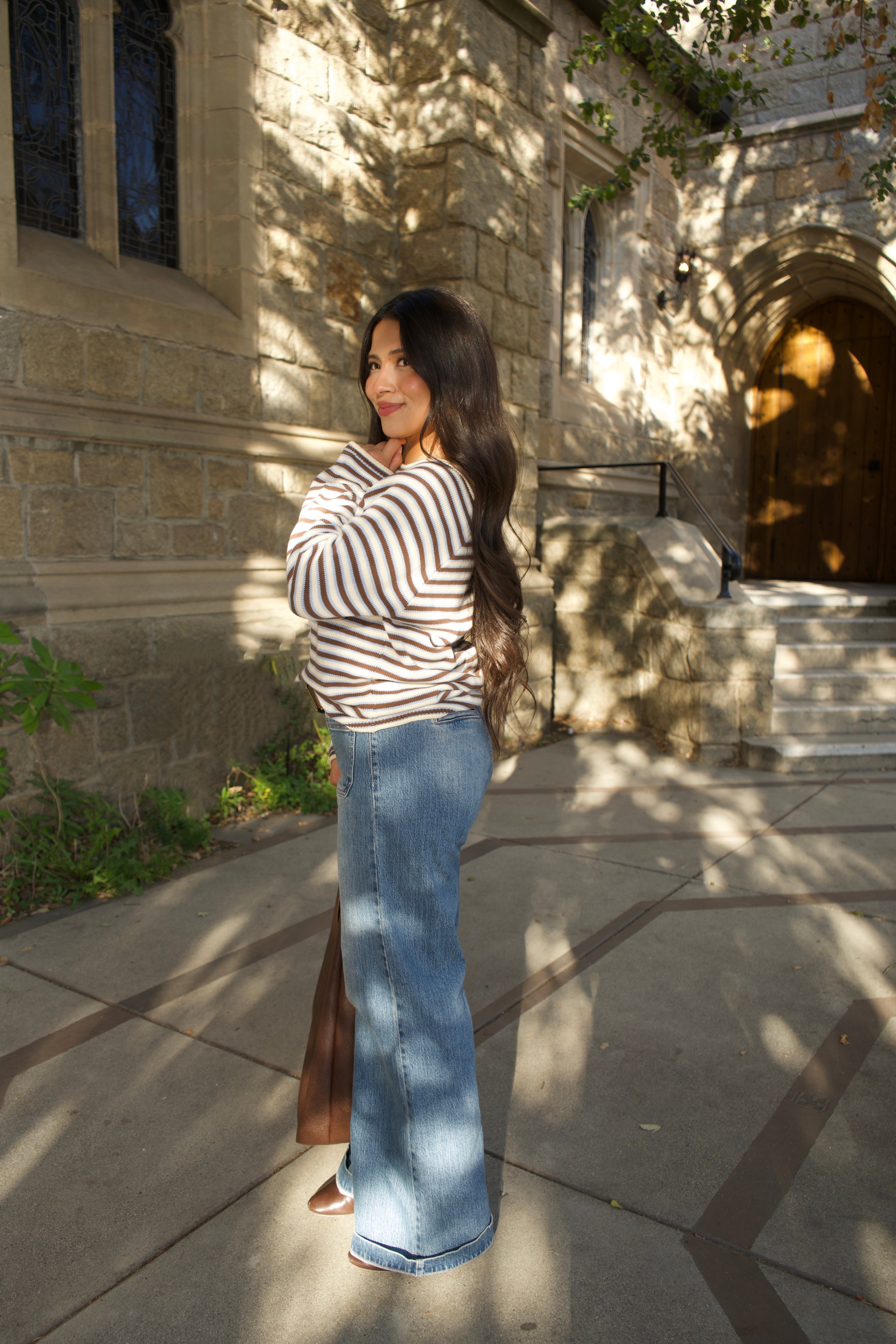 Morning Latte Knit Top