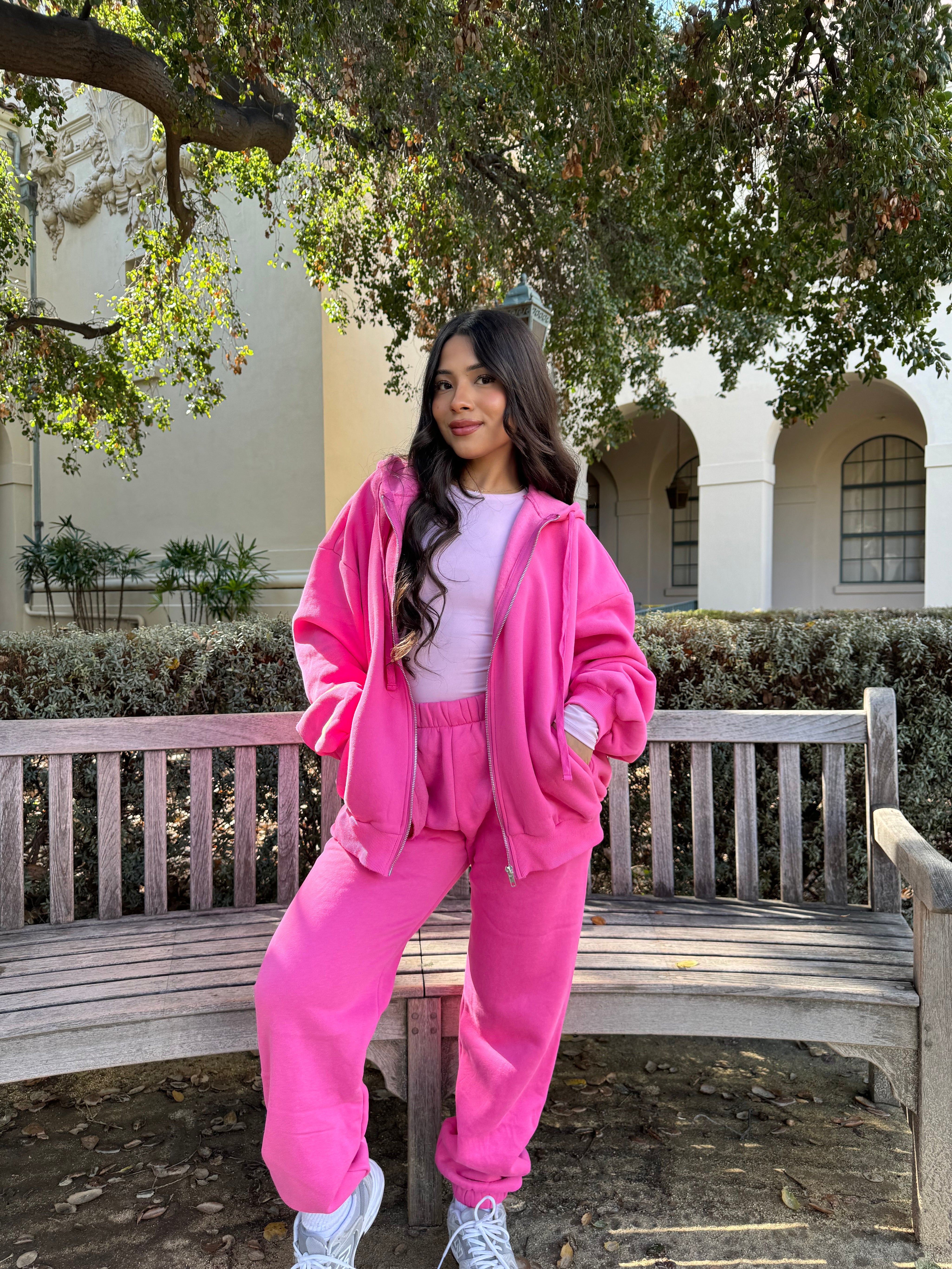 Simple Things Sweatpants (Fuchsia)