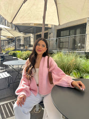 Sweetheart Cardigan (Blush)