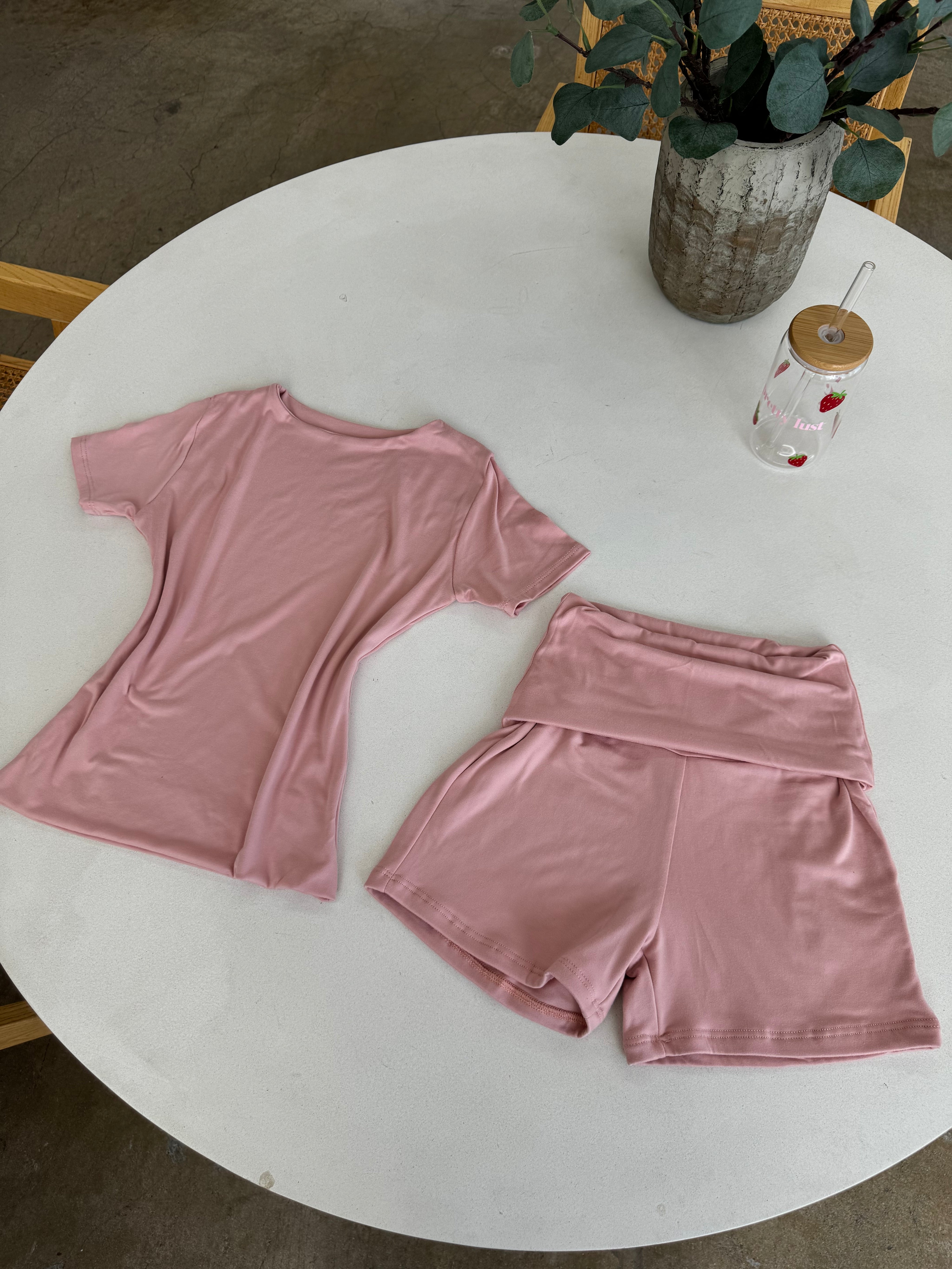 Luna Butter Set (Pink Crepe)