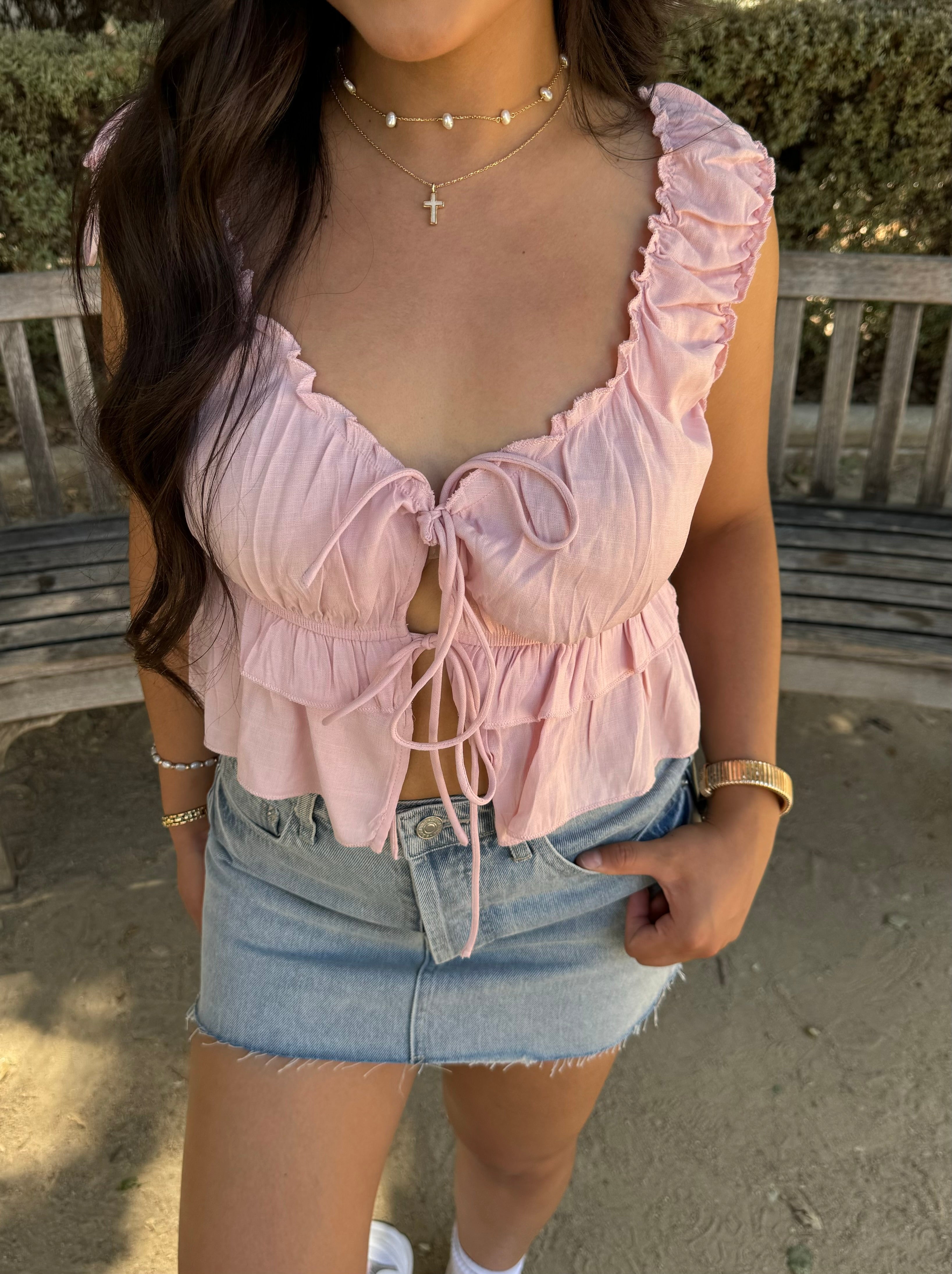 Claudia Tie Top