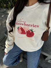 California Strawberries Crewneck