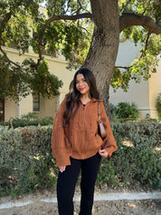 Blair Knit Sweater (Rust)