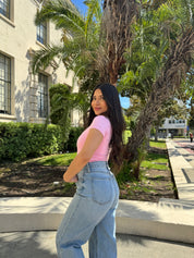Butter Scoop Short Sleeve (Baby Pink)
