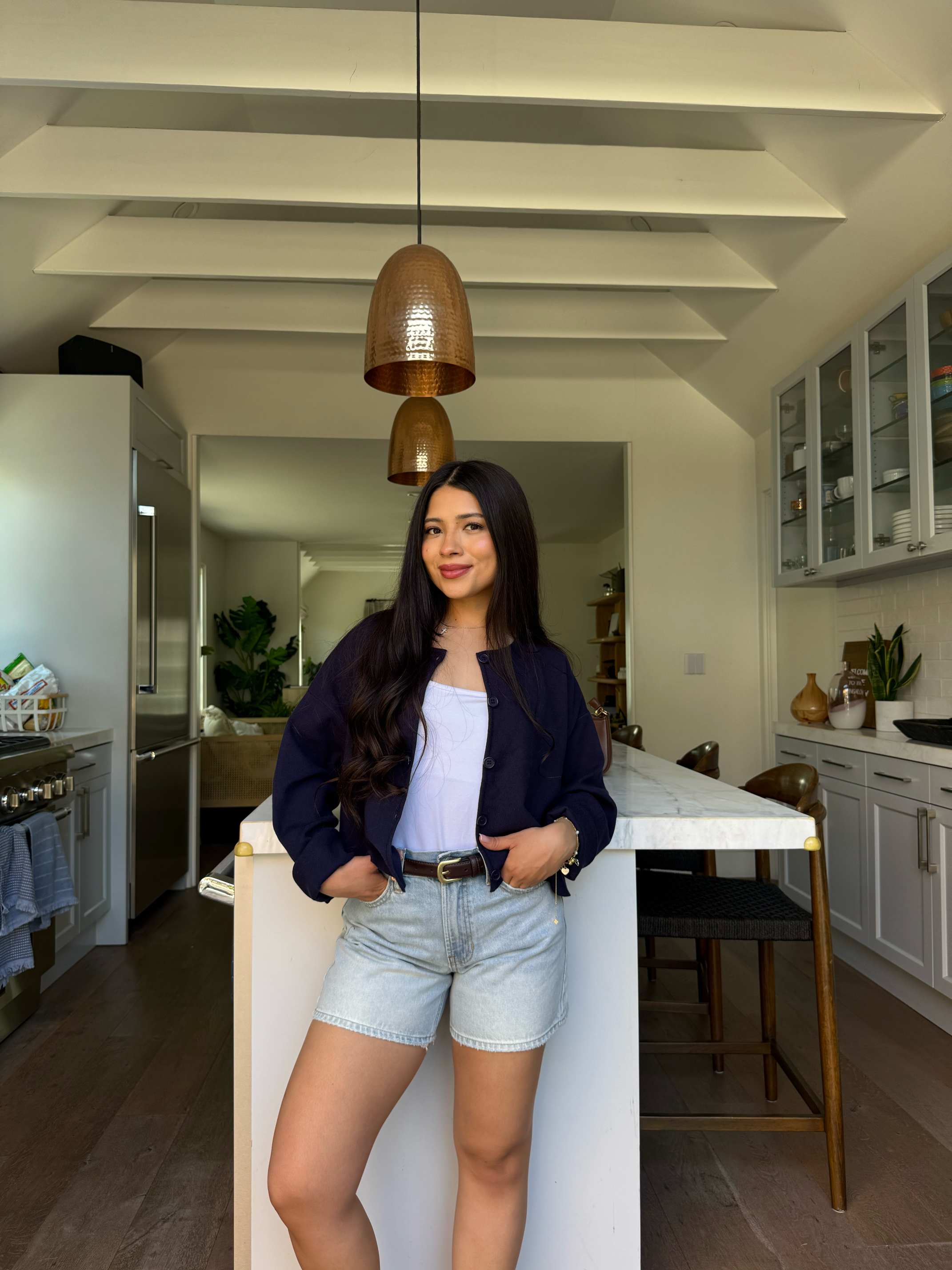Honeybee Cardigan (Navy)