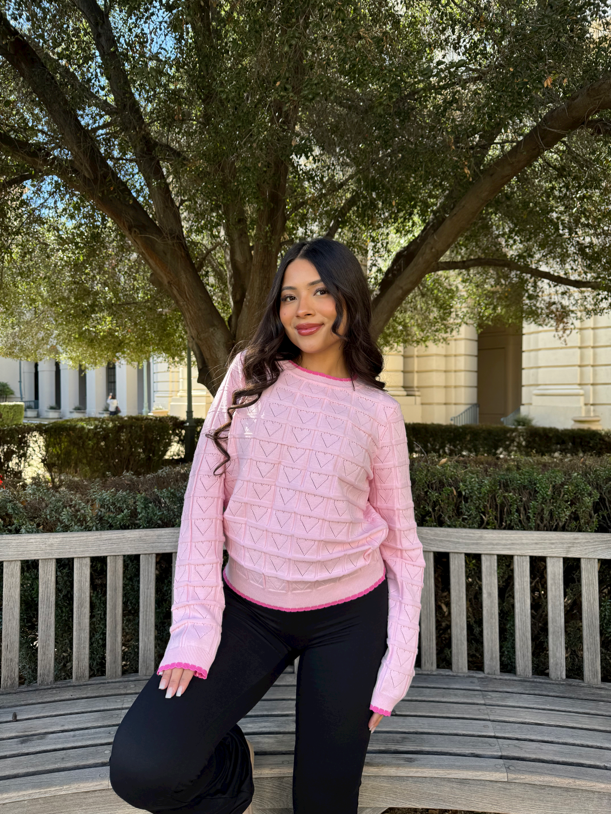 Heart Of Gold Knit Sweater