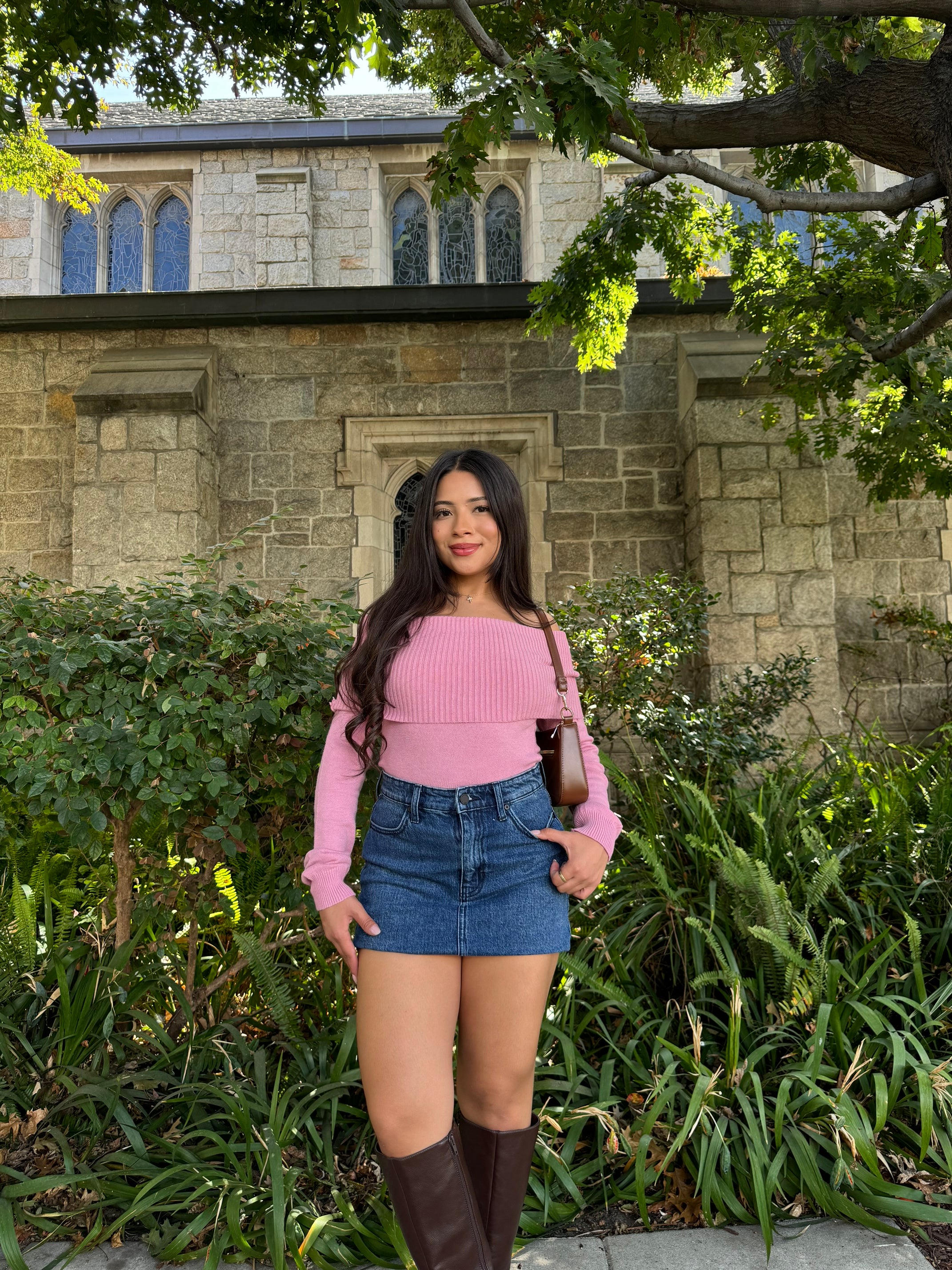 Pamela Knit Top (Pink)