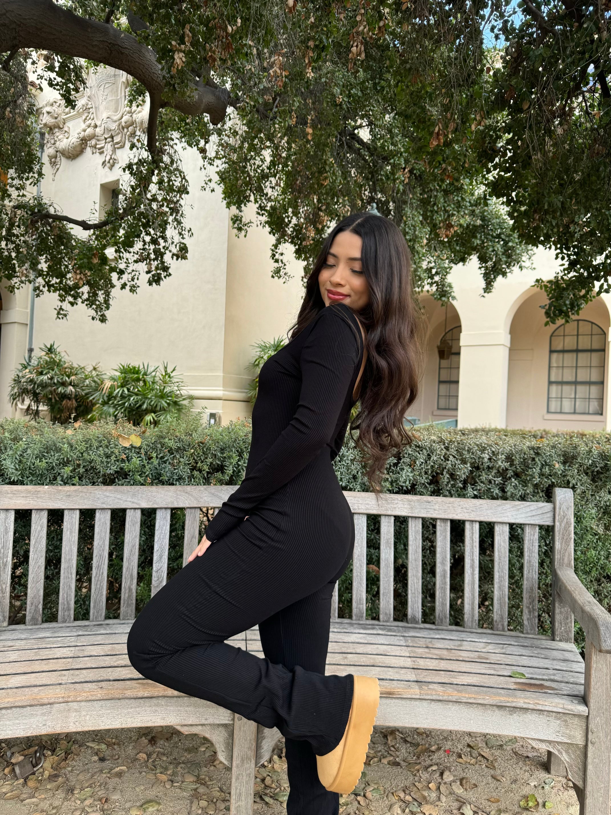 Be Kind Jumpsuit (Black)