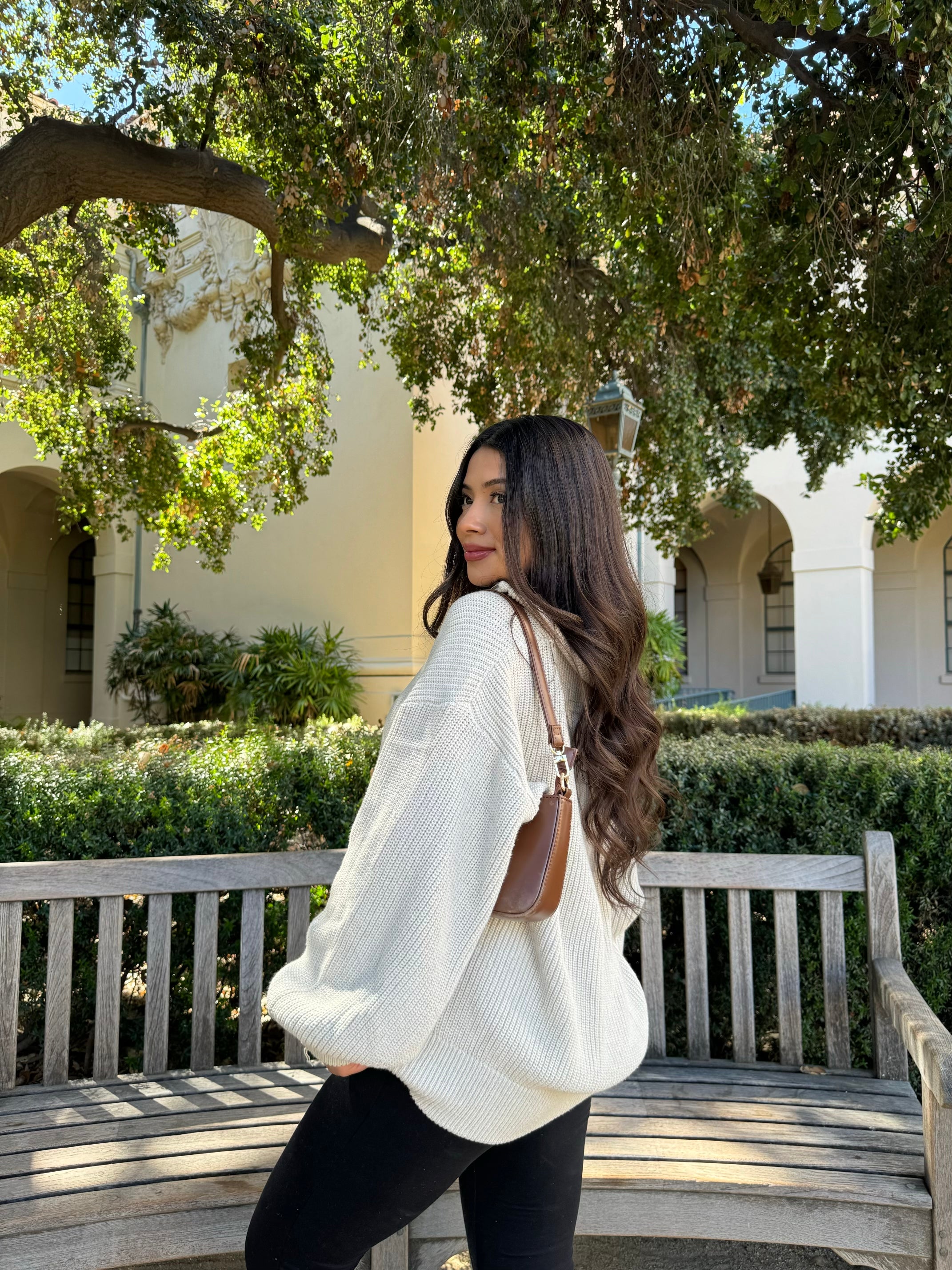 Brown Sugar Oversized Knit (Oatmeal)