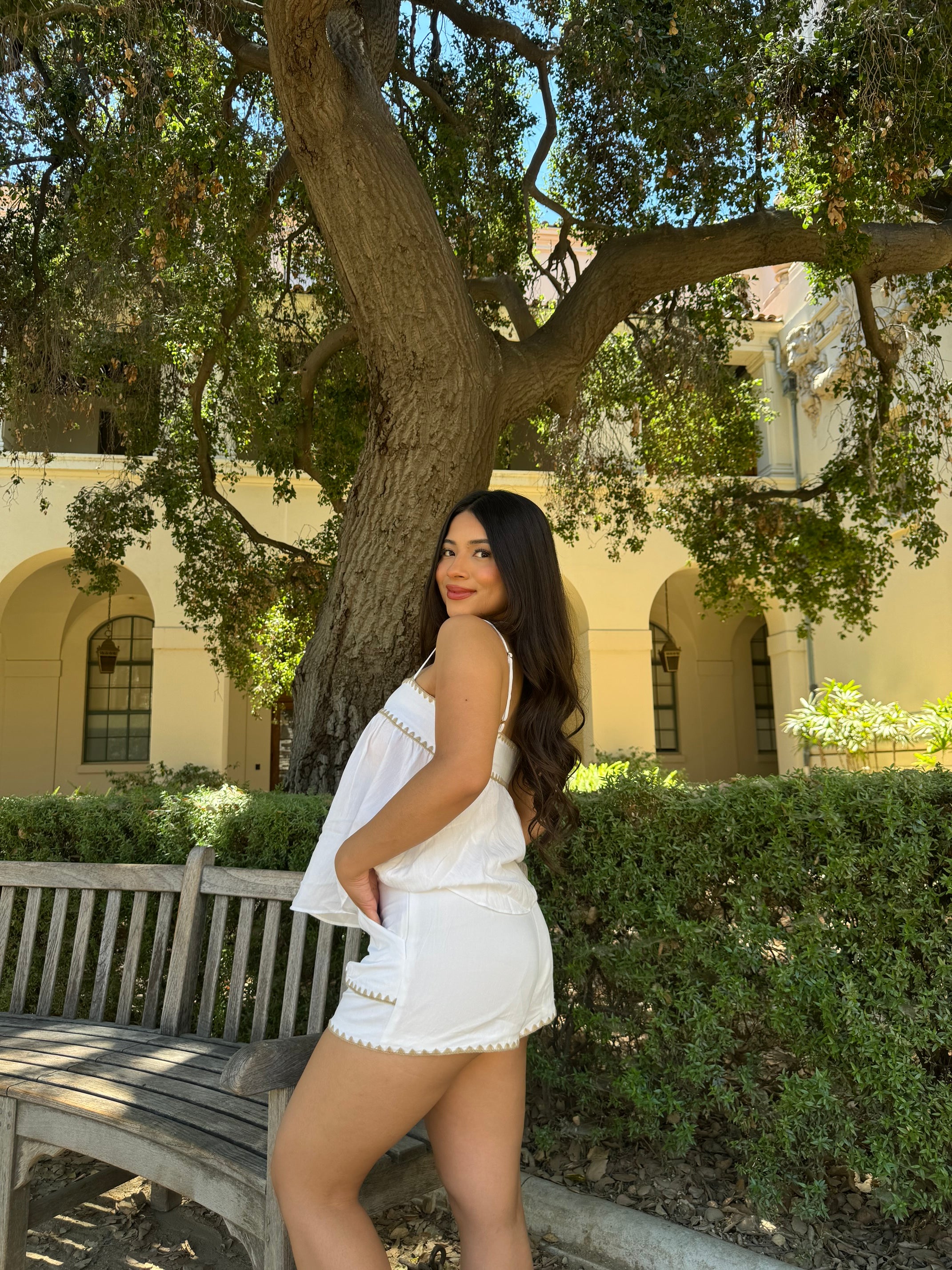 Cabo Linen Set (White)