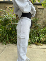 Simple Things Cargo Sweatpants (Heather Grey)