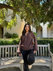 Brown Sugar Oversized Knit (Chocolate)