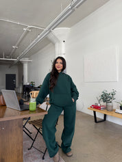 Serene Fleece Sweatpants (Hunter)