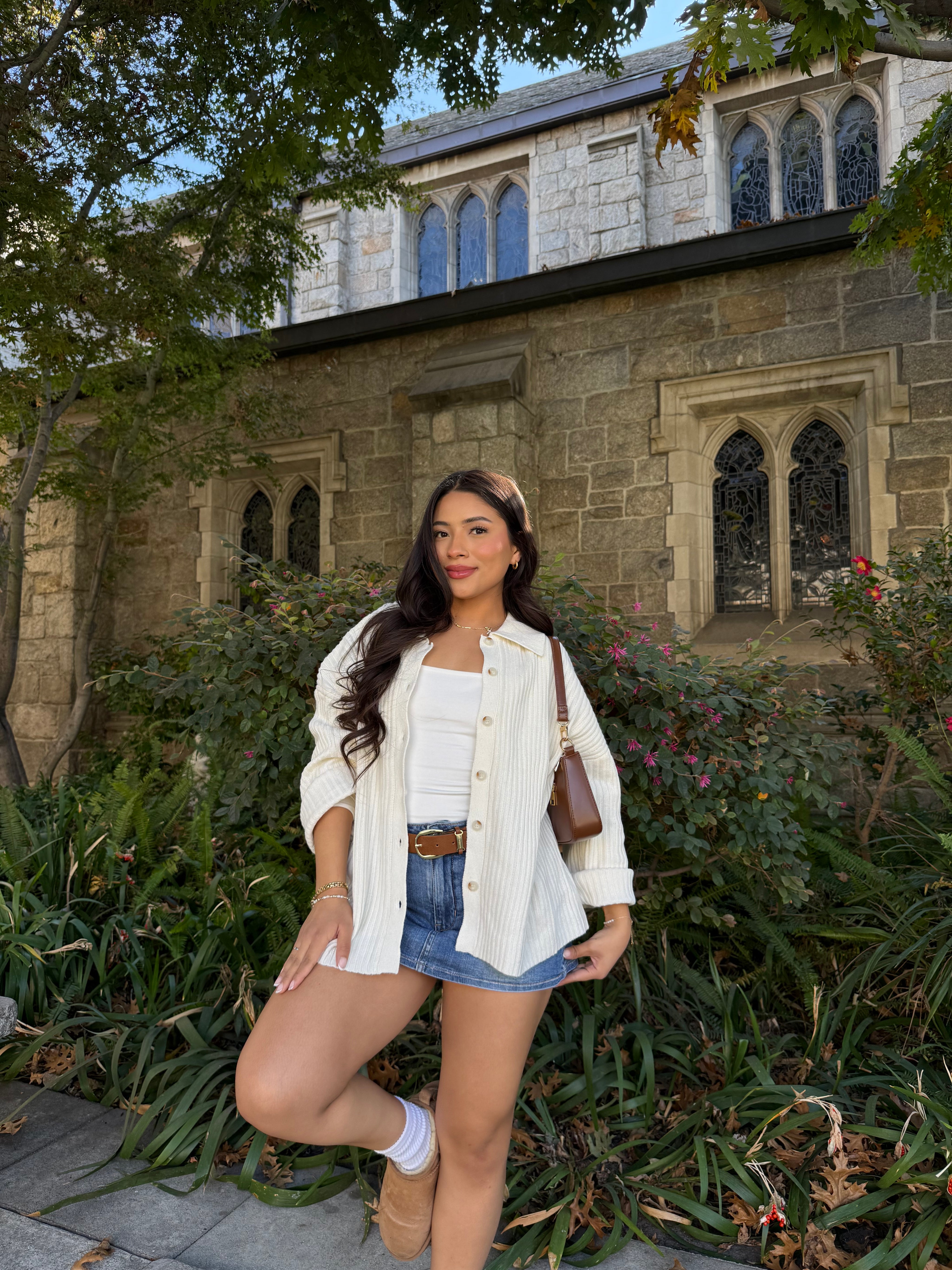 Everyday Mini Skort (Medium Denim)