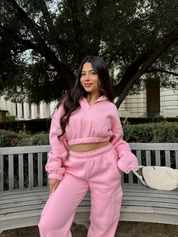 Simple Things Quarter Zip Up (Blush)
