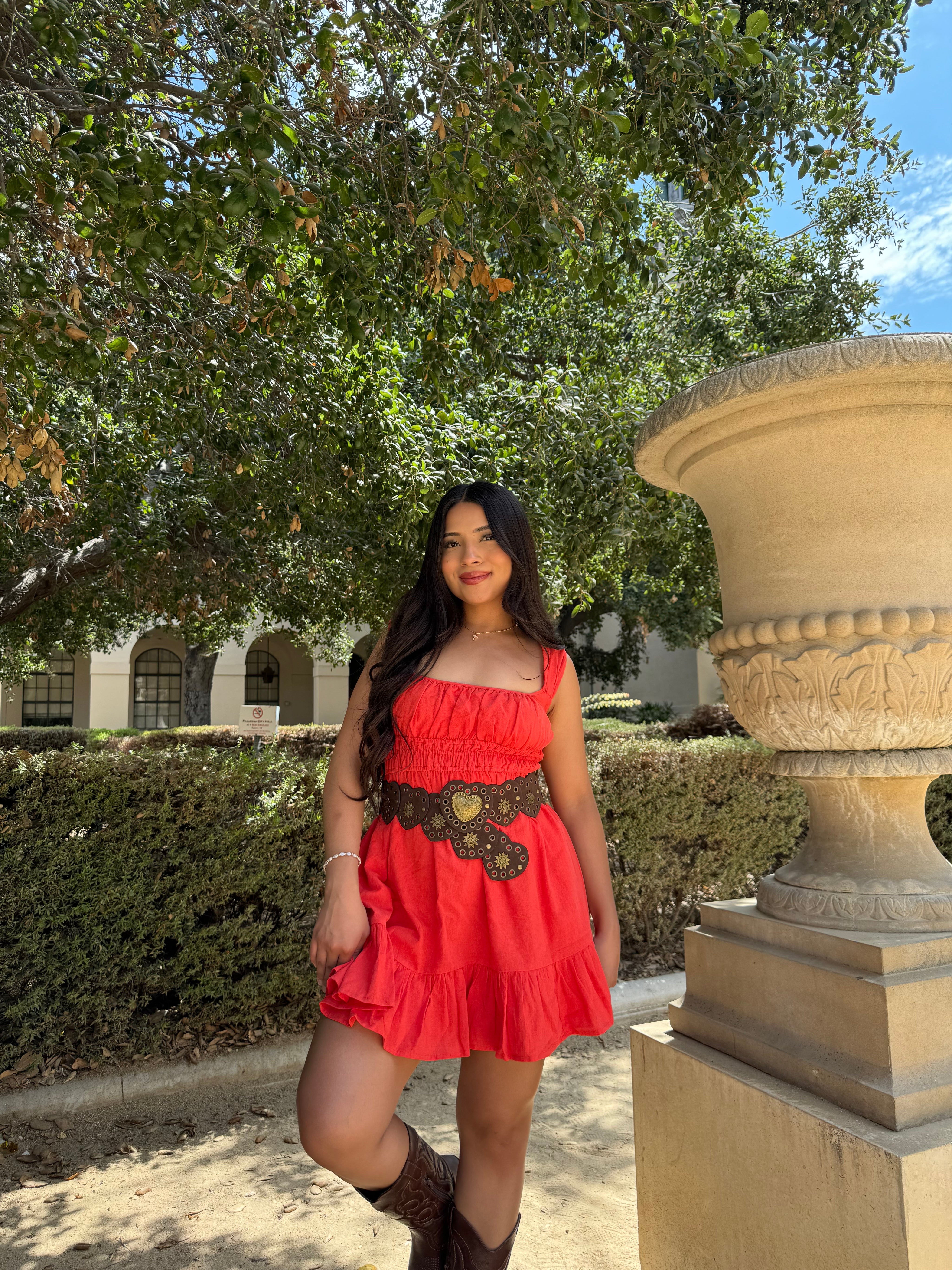 Darling Dress (Tangerine)