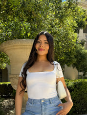 Butter Scoop Short Sleeve (White)