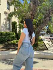 Butter Scoop Short Sleeve (Icy Blue)