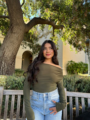 Love Letter Off the Shoulder Long Sleeve (*multiple colors*)