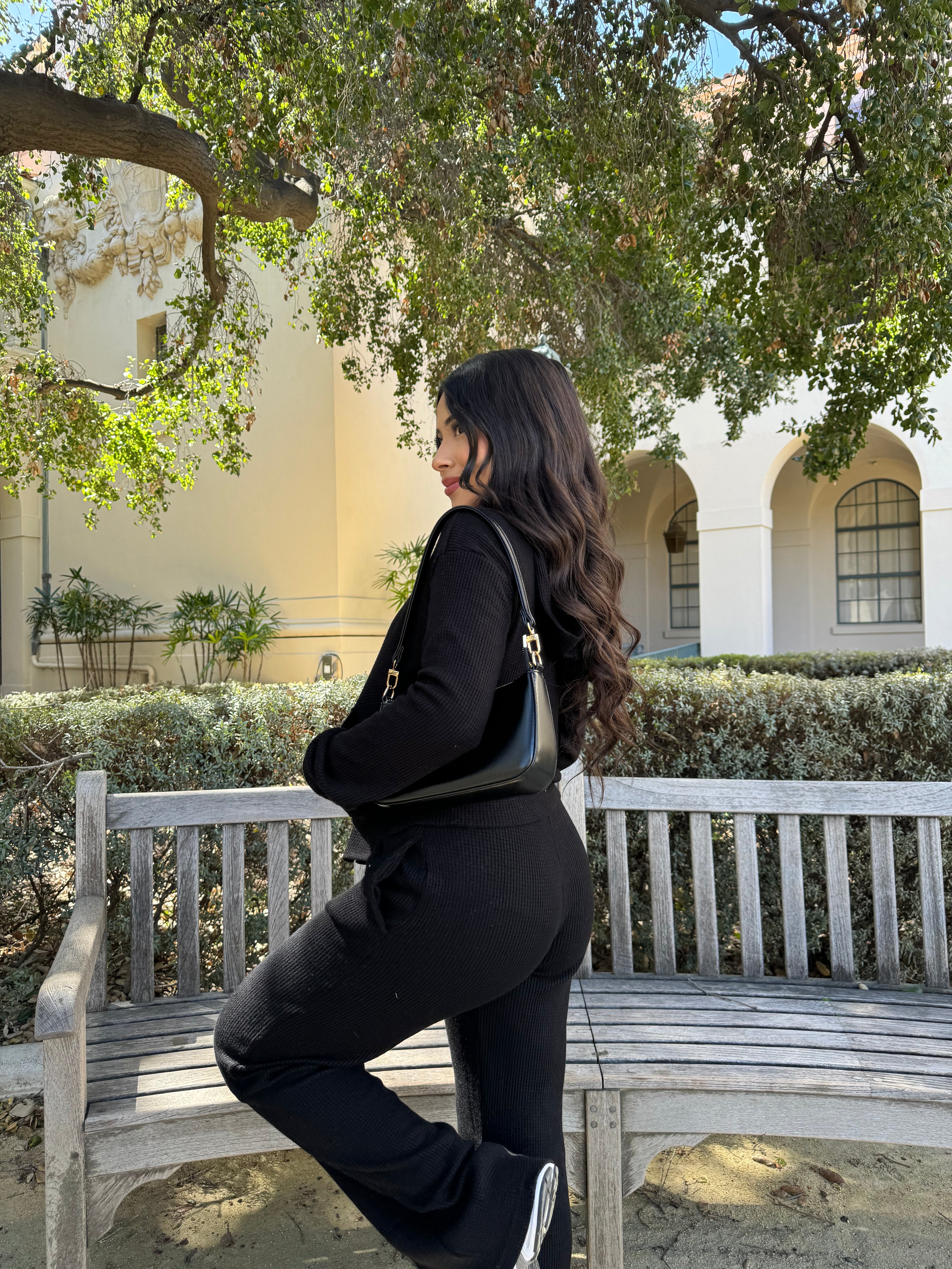 Dark Roast Knit Set (Black)