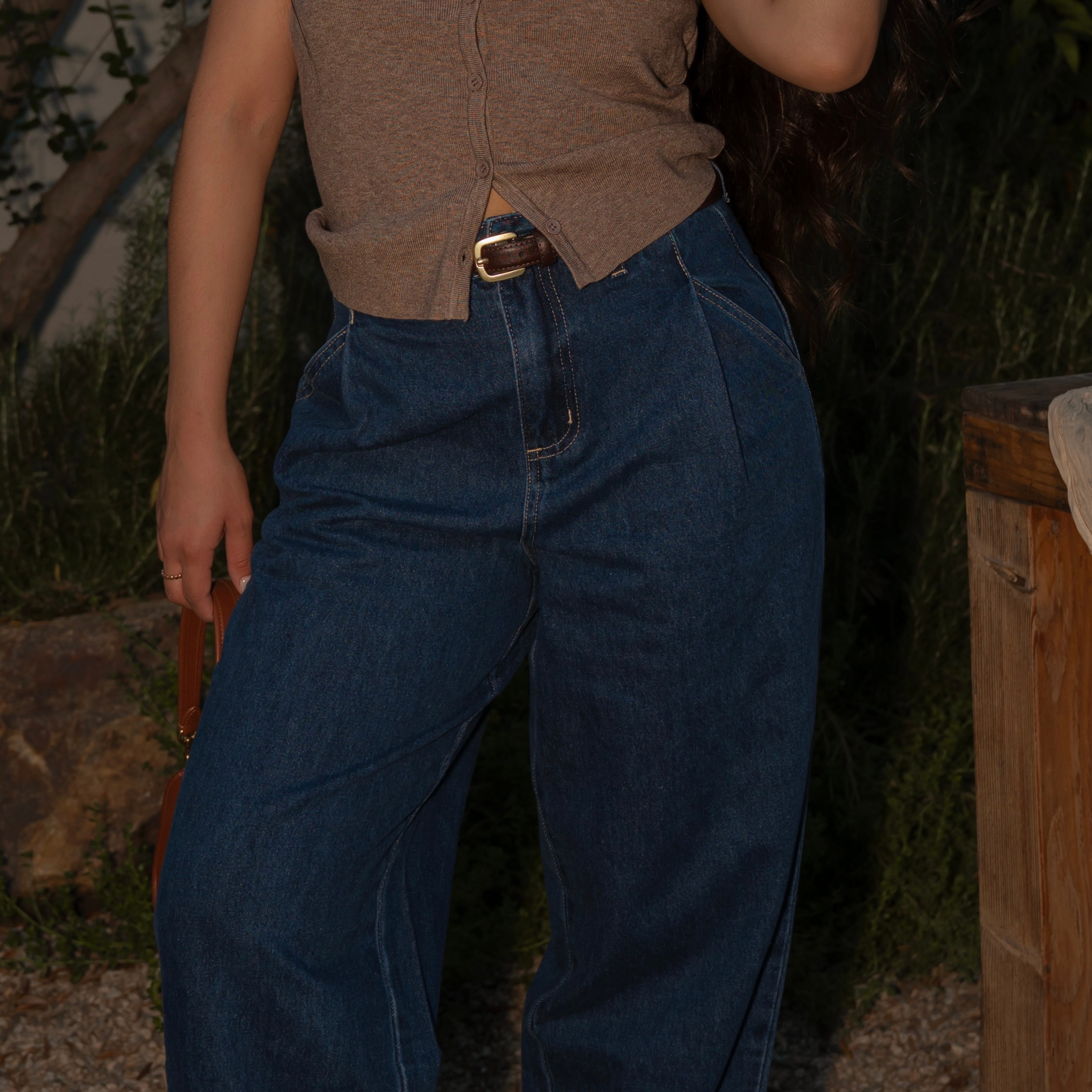 Leopard Bow Jeans
