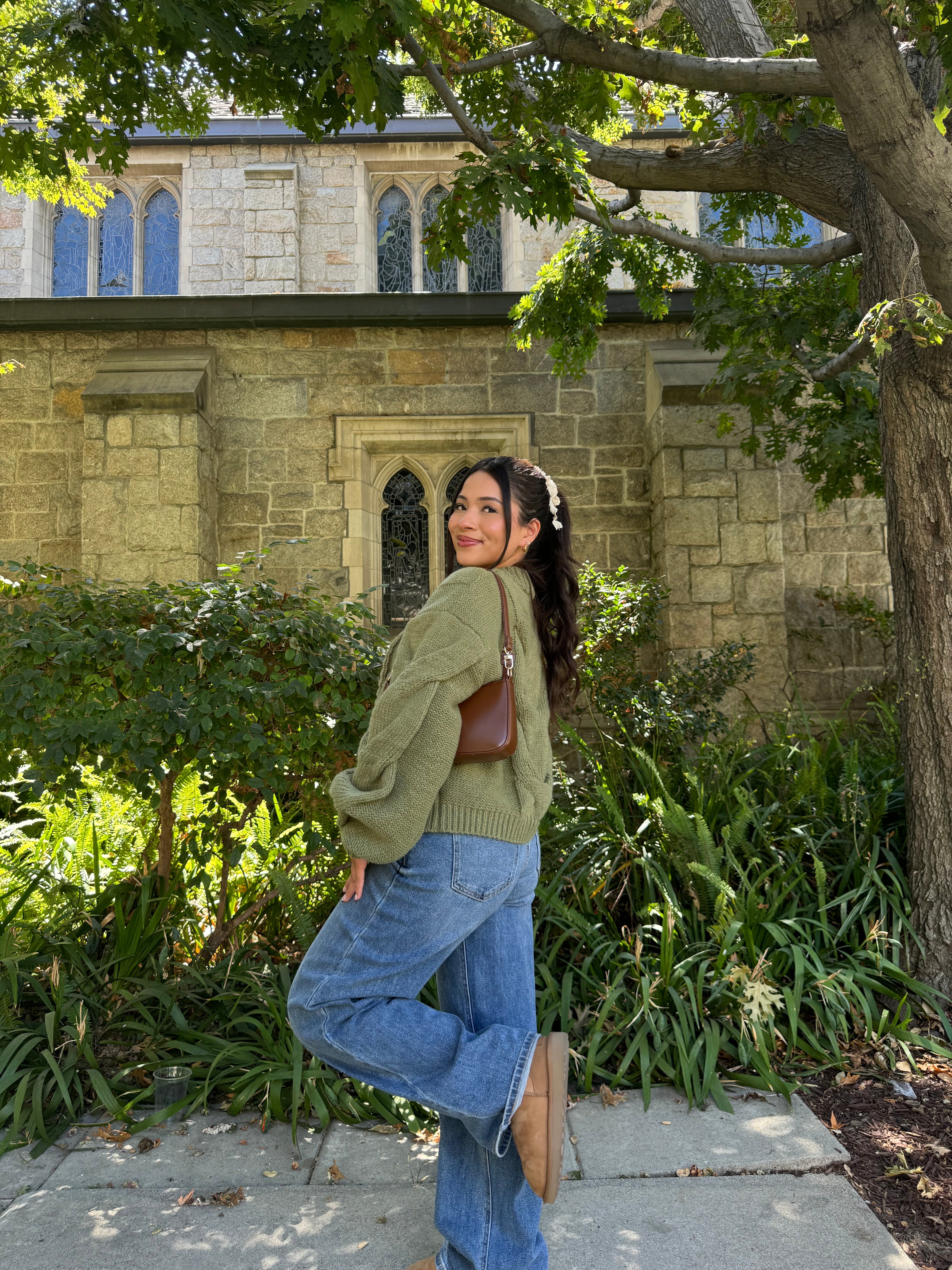 Brooklyn Cardigan (Olive)
