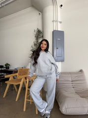 Serene Fleece Sweatpants (Heather Grey)