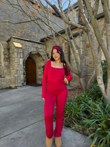 Ballerina Double Layered Set (Cranberry)