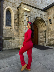 Ballerina Double Layered Set (Cranberry)