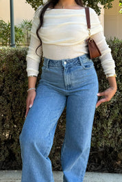 Day Dreams Off The Shoulder Sweater