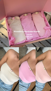 Lust Butter Flower Lace Bundle      (Strawberry Shortcake)