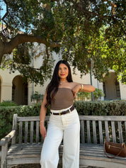 Mindy Latte Top