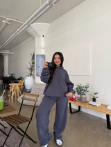 Serene Fleece Hoodie (Charcoal)