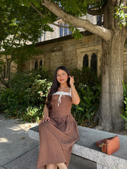 Toasted Almond Midi Dress