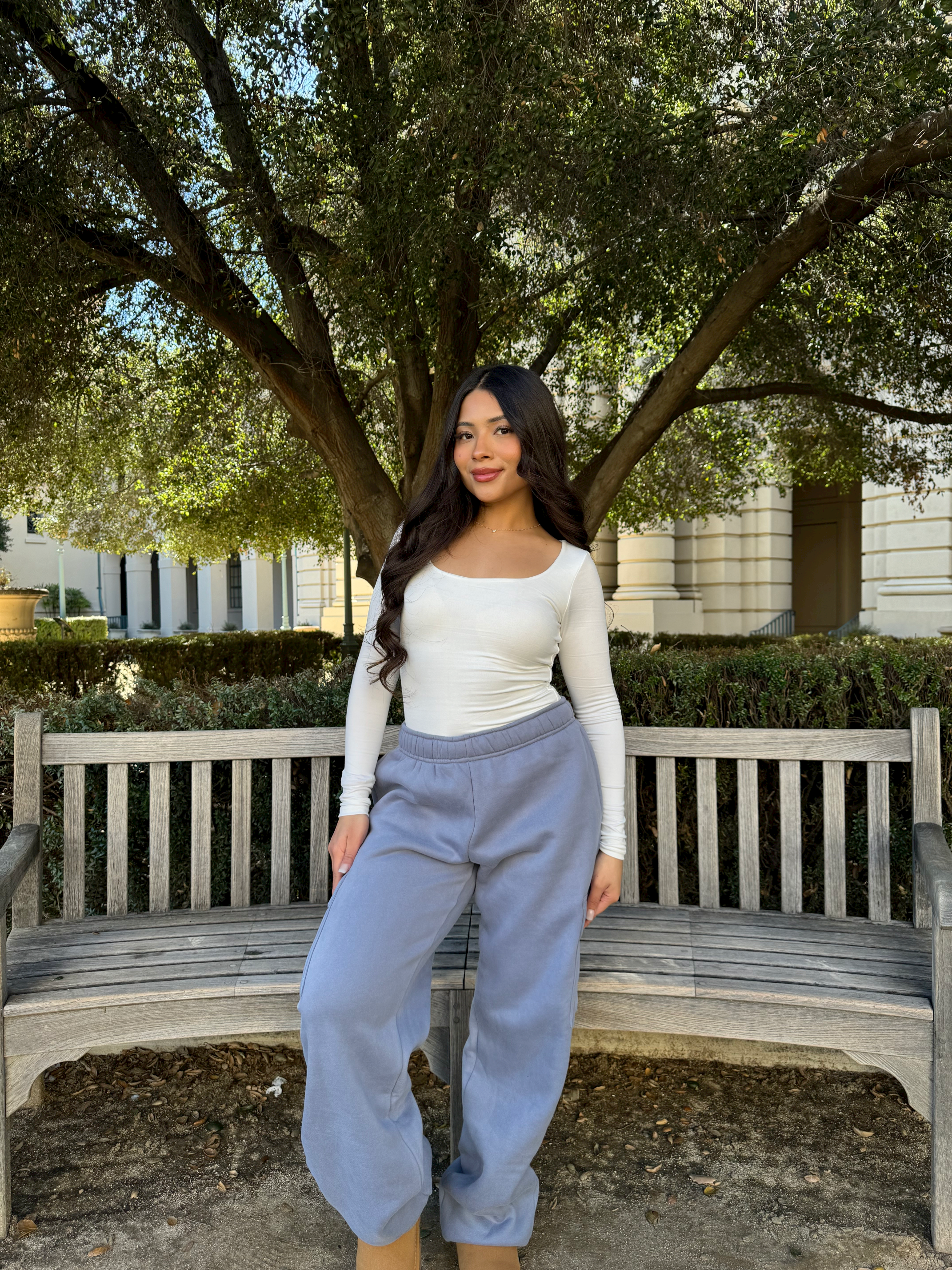 Simple Things Cargo Sweatpants (French Blue)