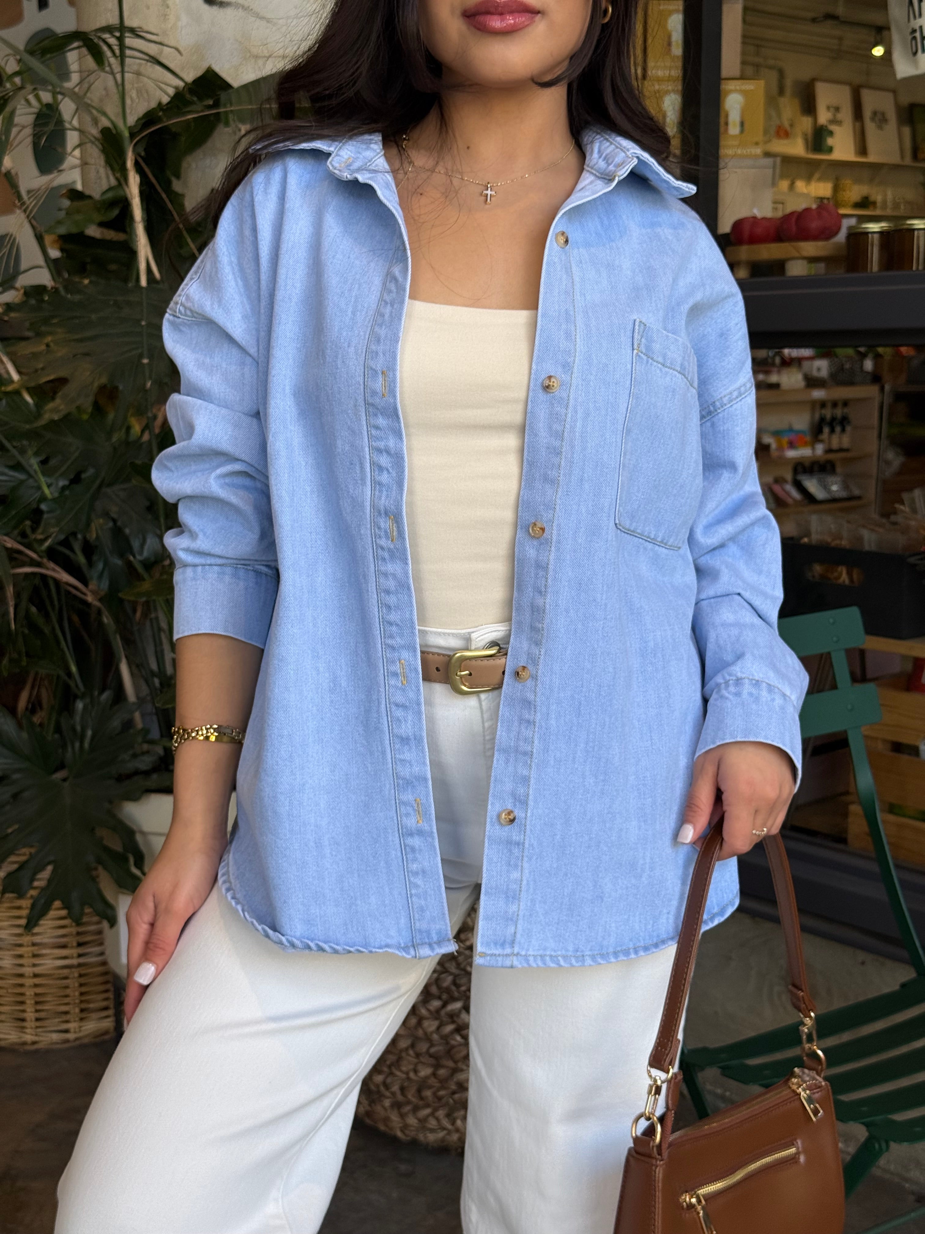 Sweet Blue Denim Long Sleeve