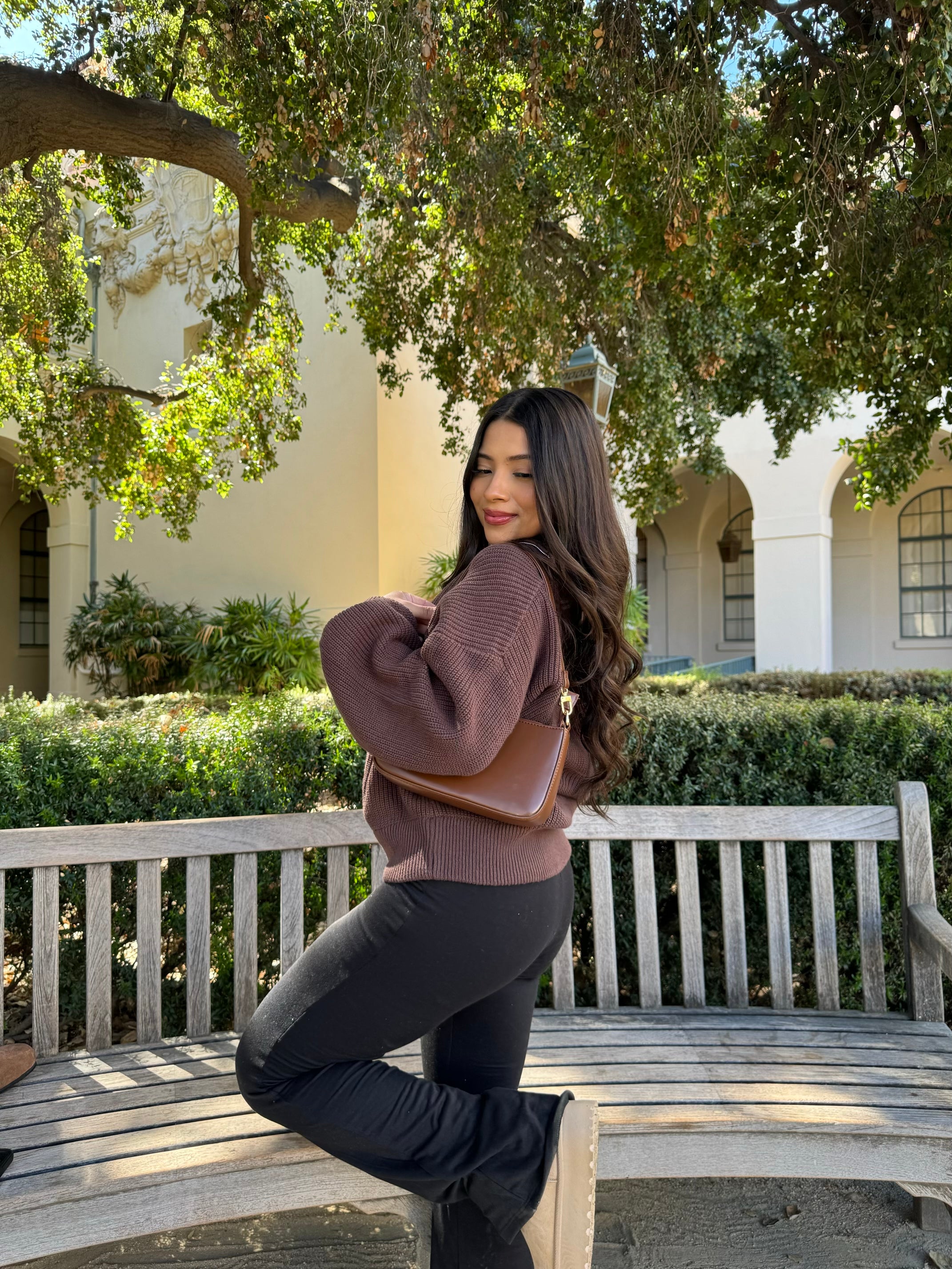 Brown Sugar Oversized Knit (Chocolate)