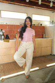 Darling Button Knit Top