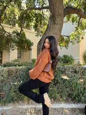 Blair Knit Sweater (Rust)