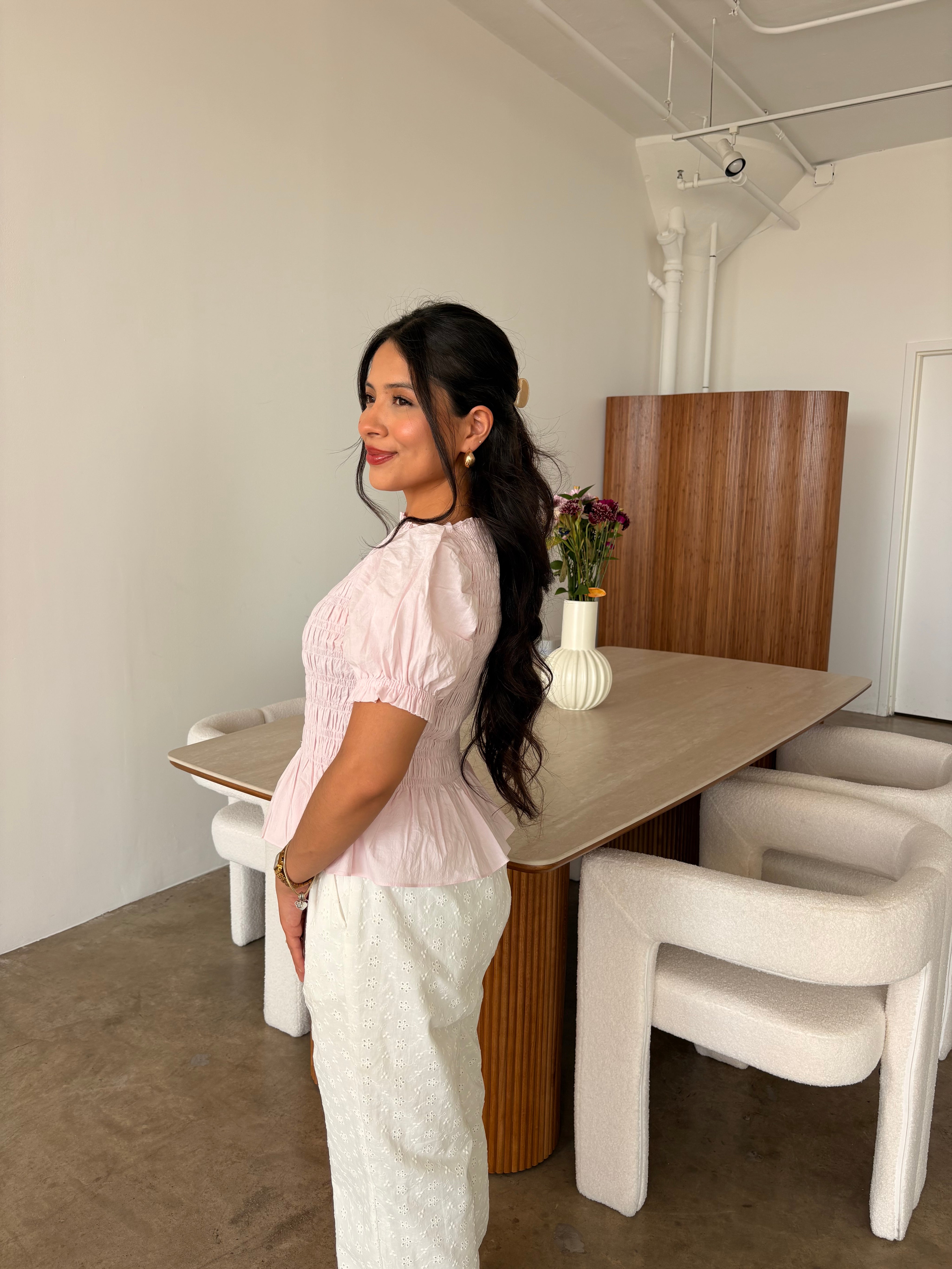 Bloom Short Sleeve (Light Pink)