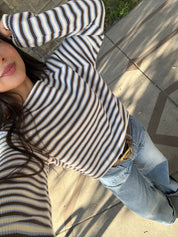 Morning Latte Knit Top