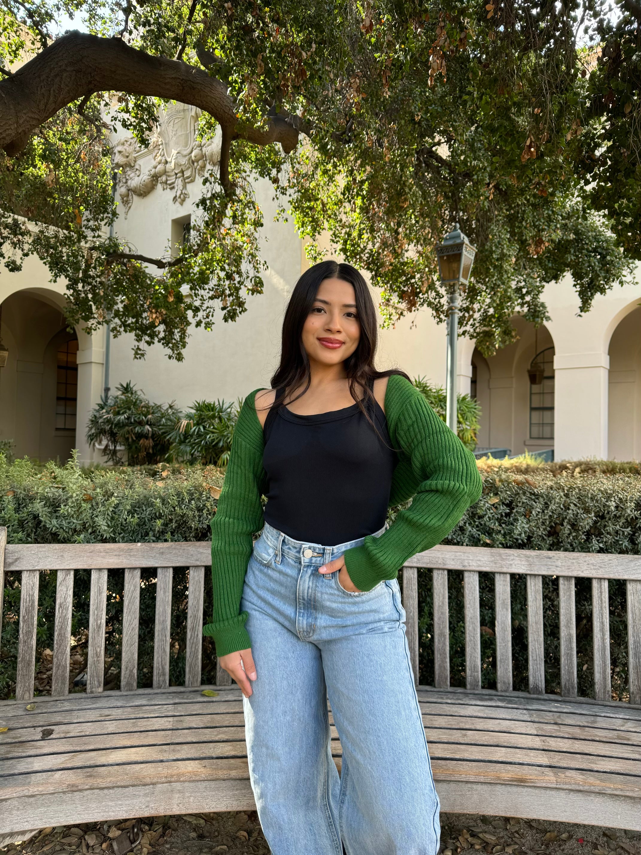 Sweetheart Cardigan (Pine Green)