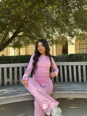 Ballerina Double Layered Set (Round Neck)