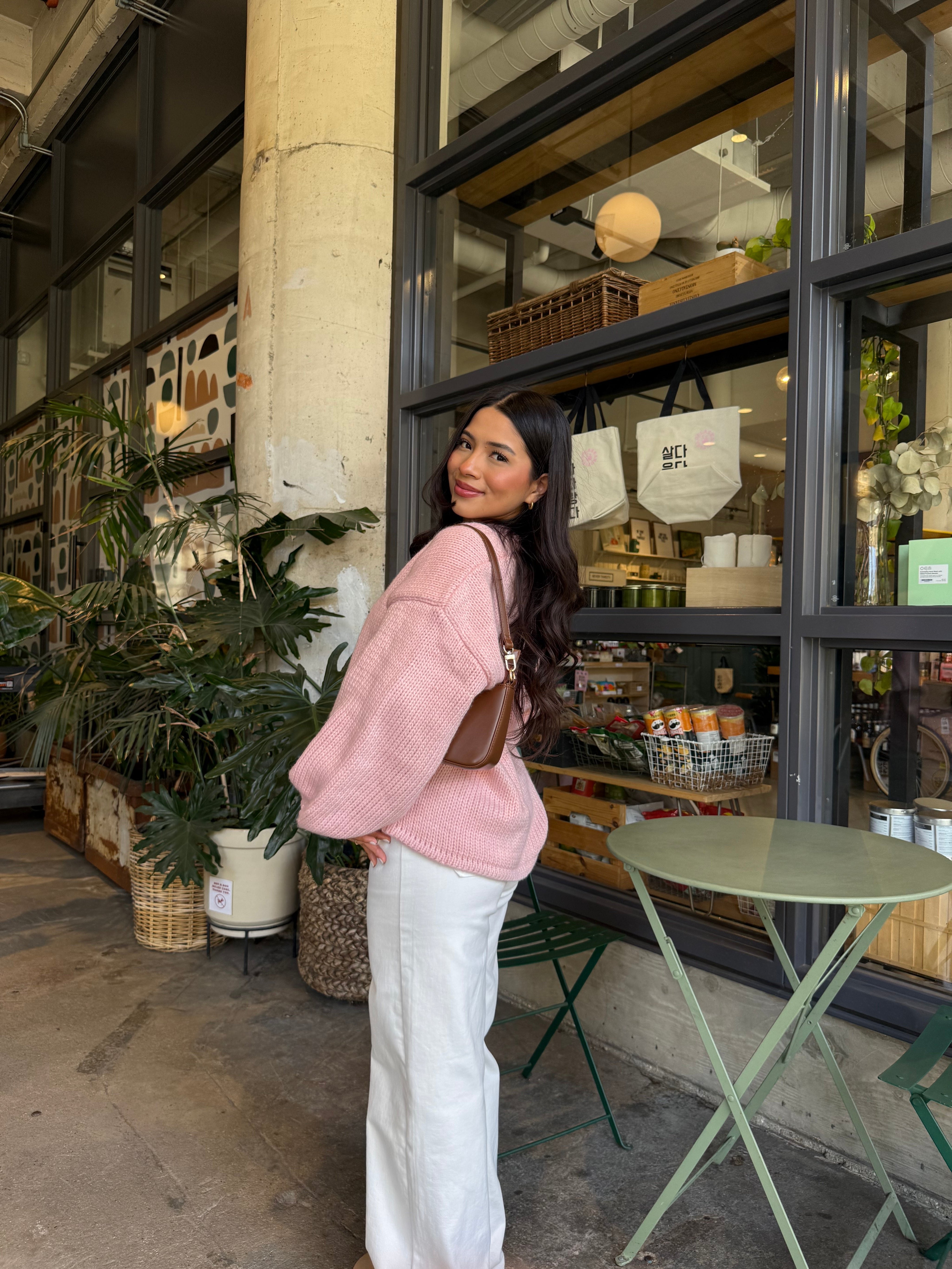 Sweetheart Cardigan (Blush)