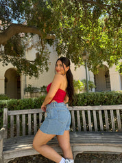 Dawn Tube Top (Cherry)