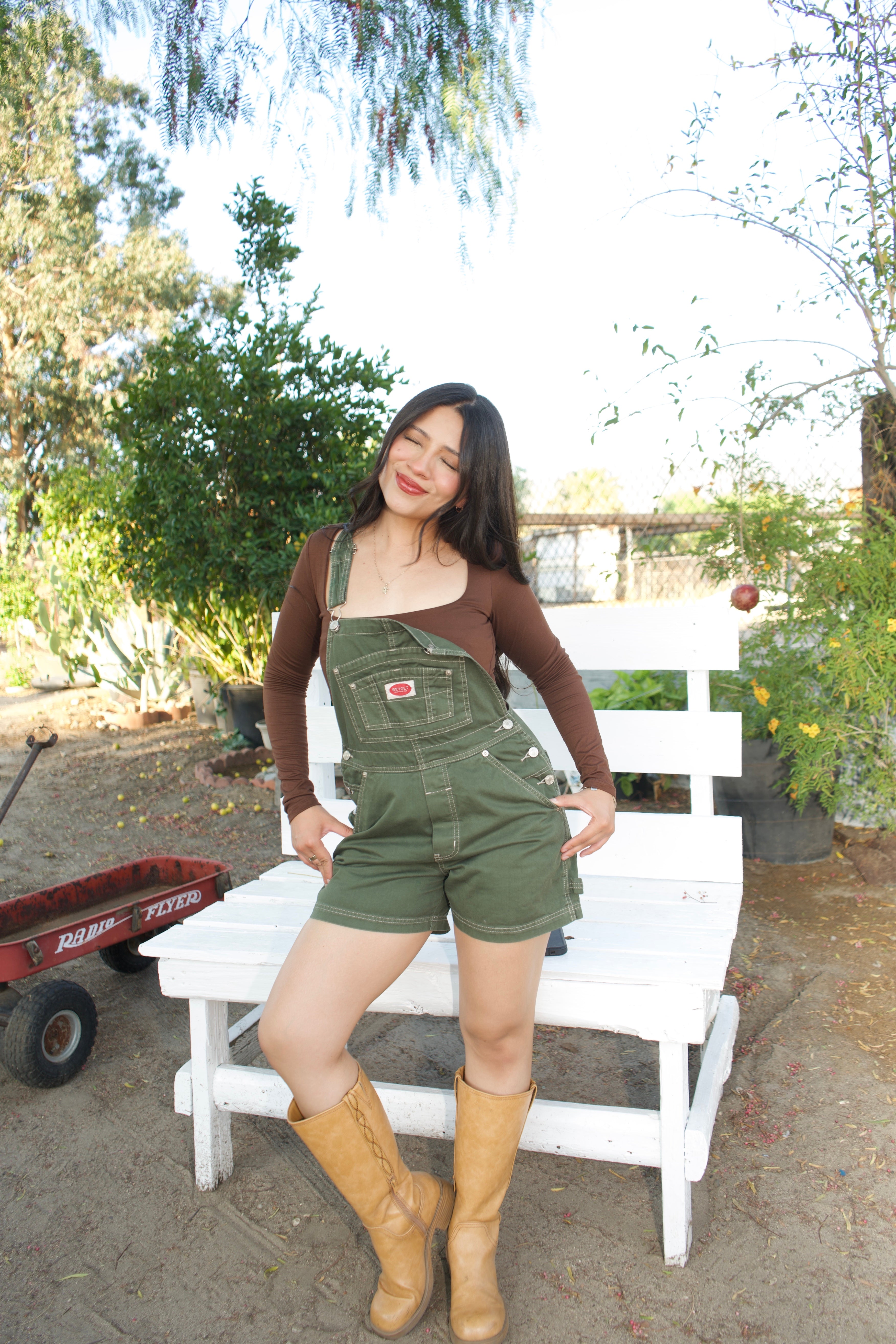 Oakley Short Overalls (Olive)